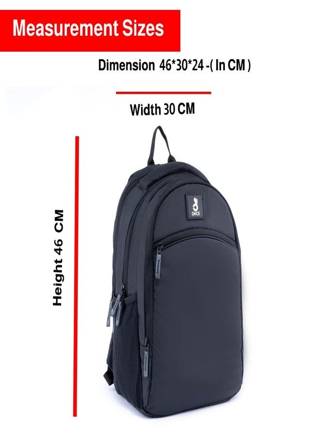 Dace Black Casual Waterproof Laptop Backpack/Office Bag/School Bag/College Bag/Business Bag/Unisex Travel Backpack - Image 4
